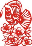 剪纸—鸟