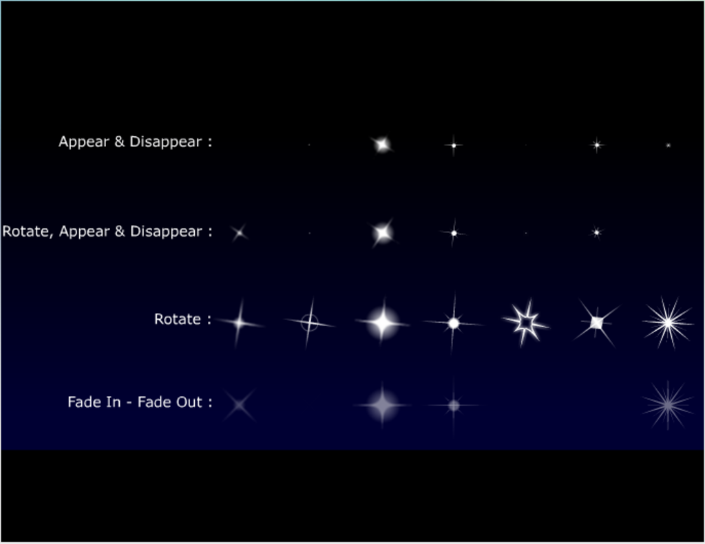 28种星星素材flash动画