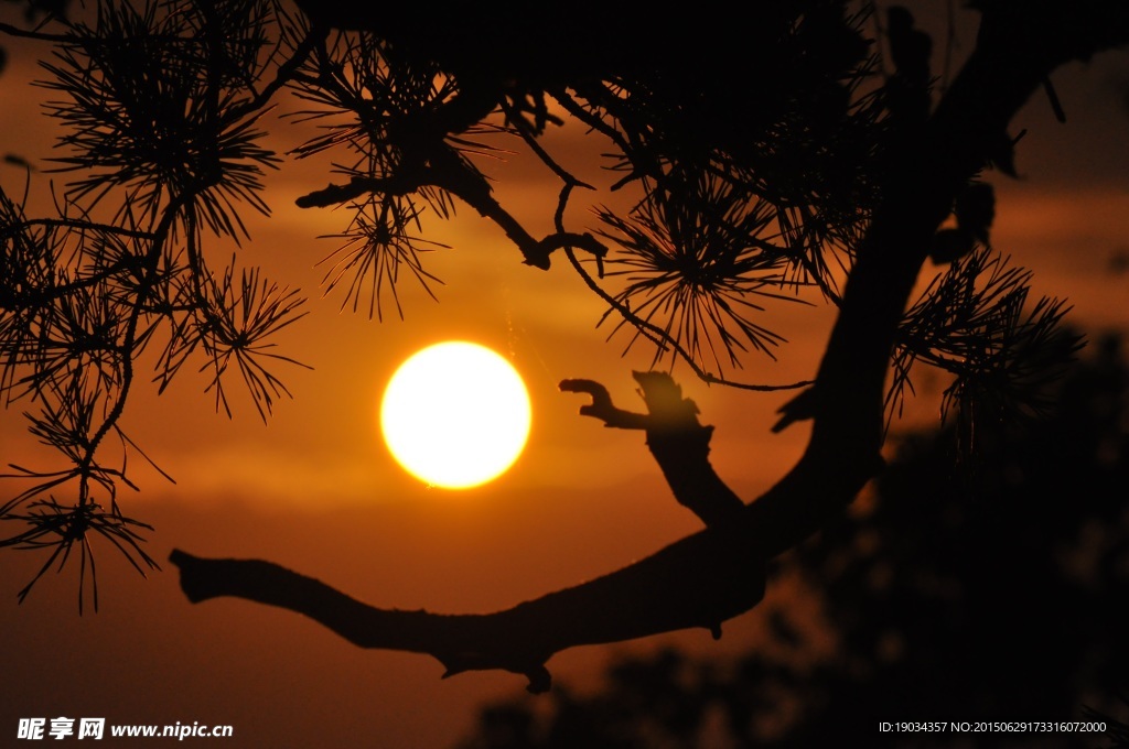 夕阳西下 高清图JPG