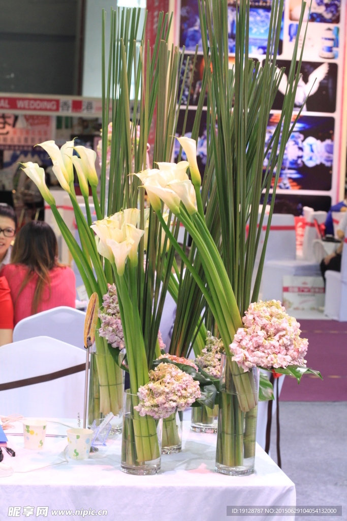 婚博会 婚礼花艺设计 餐桌花