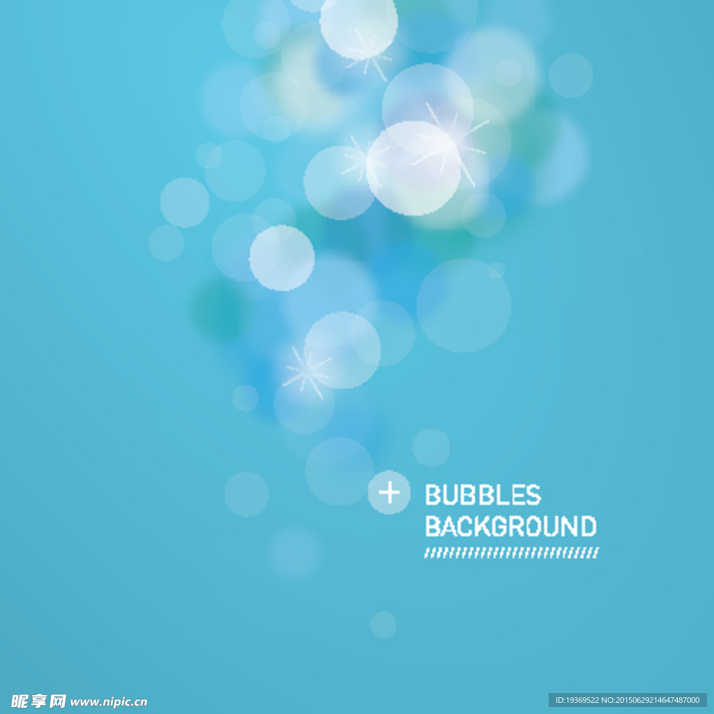 梦幻气泡背景设计矢量素材