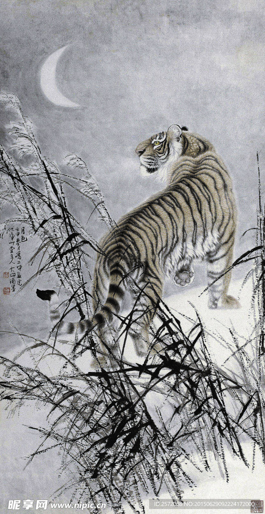 月夜猛虎
