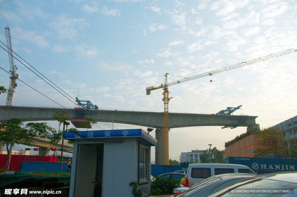 高铁路桥建筑