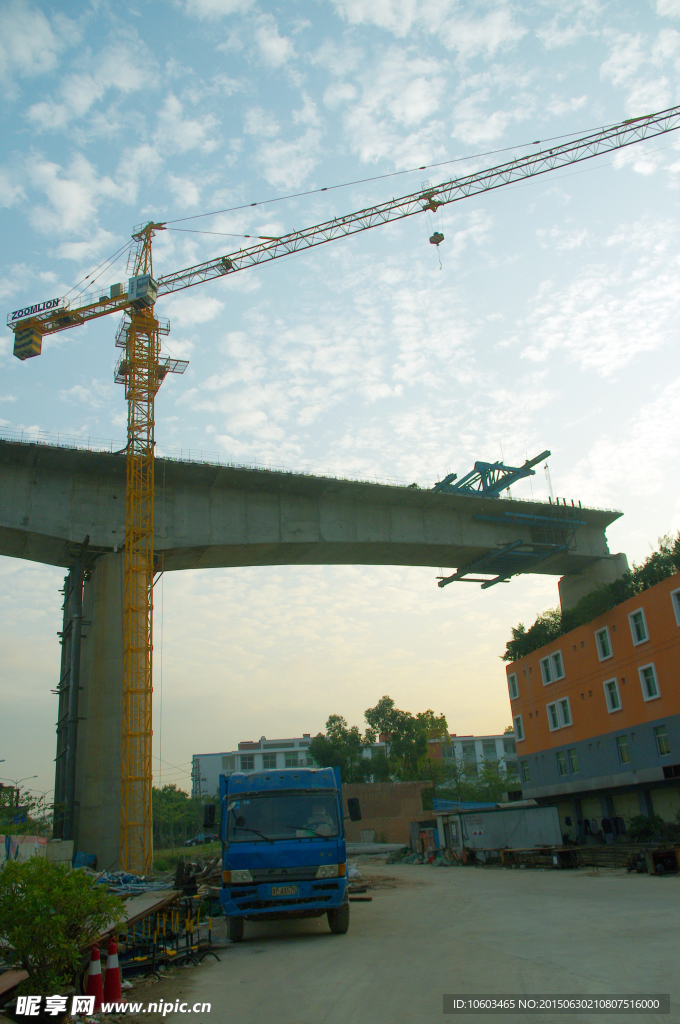 高铁路桥建筑