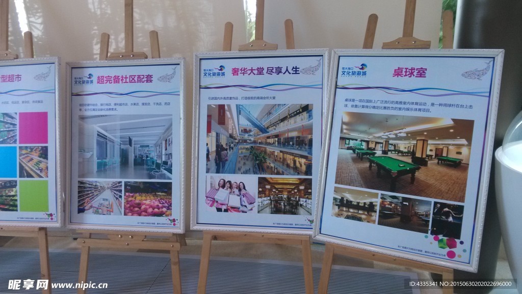 地产展板