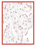 秋实硕果抽象画