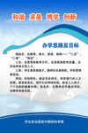 学校展板办学思路及目标