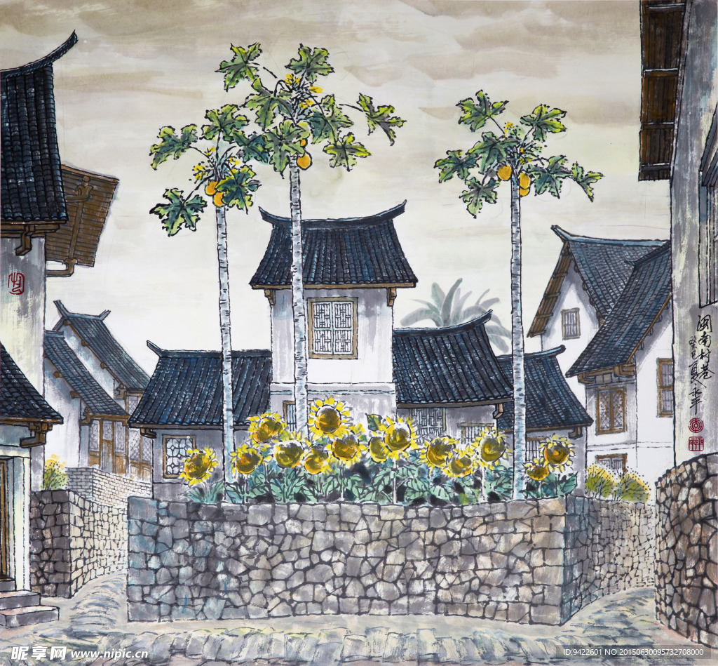 小镇画