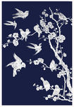 喜鹊梅花画