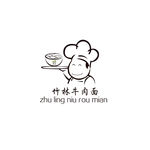 竹林牛肉面LOGO