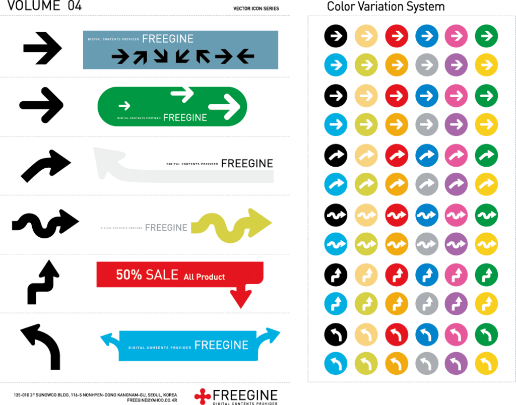 扁平化矢量图标