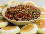 肉末饼 菜茶 饼