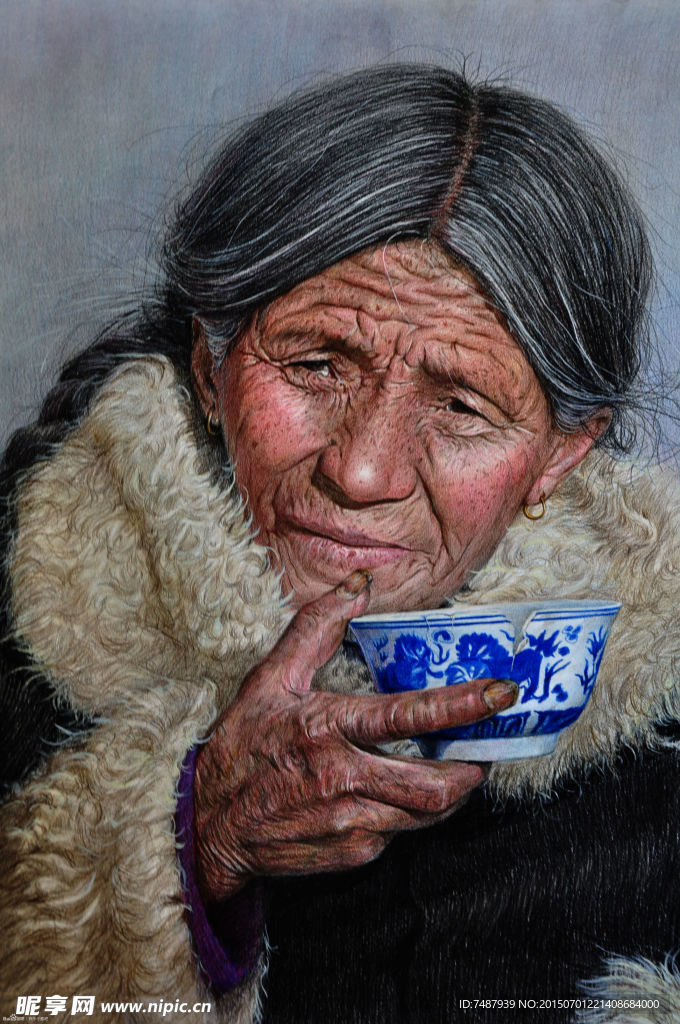 油画人物