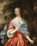 油画美女