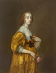 油画美女
