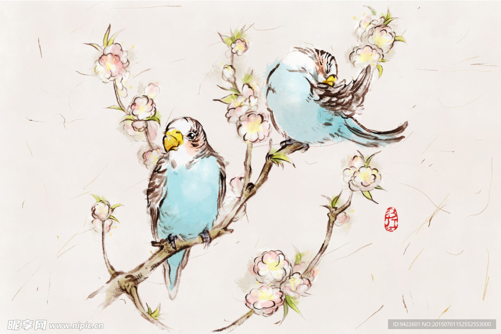 鸟与花