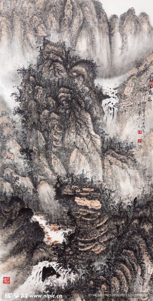 山石图