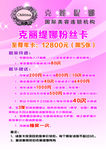 克丽提娜宣传彩页