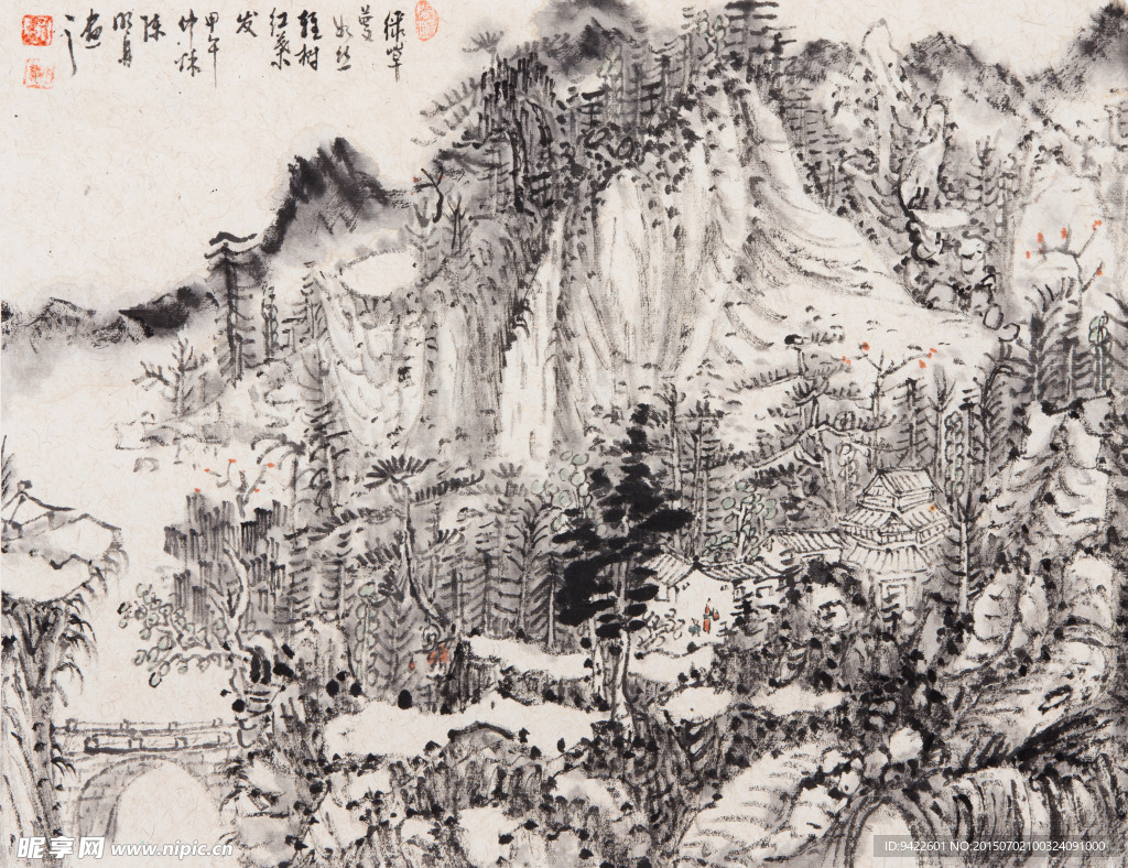 山石图