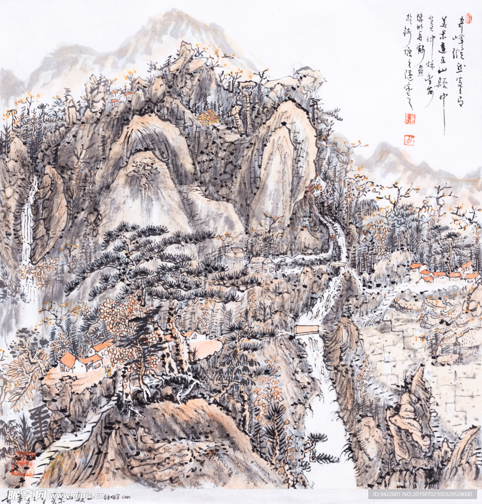 山石图