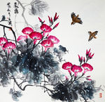 喇叭花图