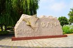 长沙湘江边和平鸽广场