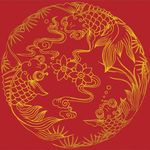 双鱼传统图案