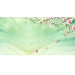 水墨效果桃花飘