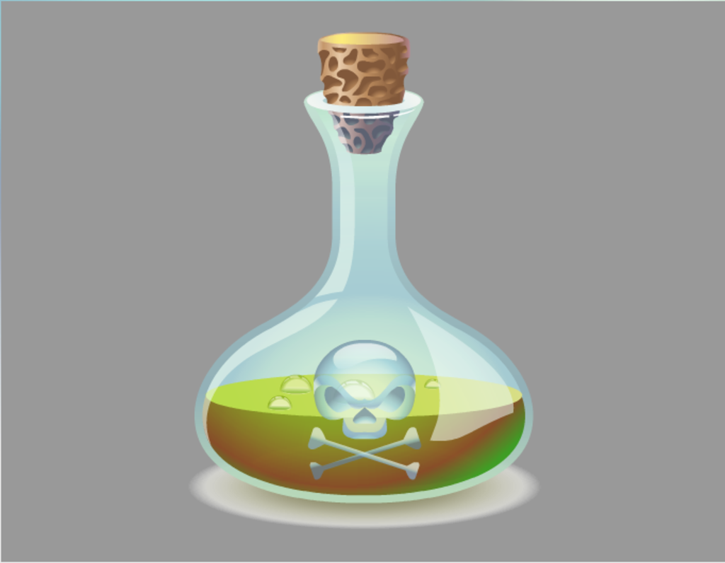 化学锥形瓶flash矢量动画