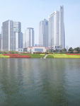 郑州高楼美丽河岸