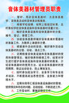 音体美器材管理员职责
