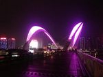 太原南中环桥夜景