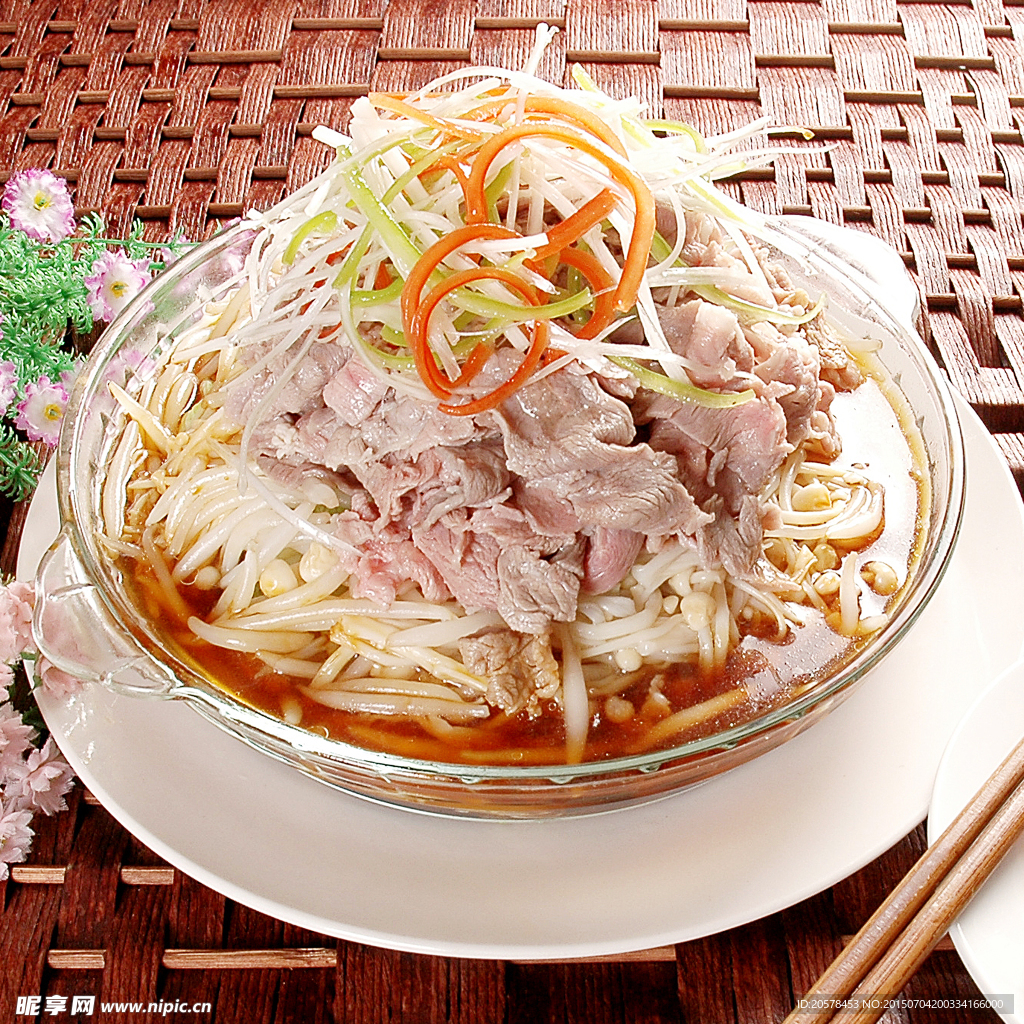 肉炒豆芽