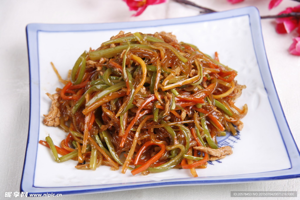 杂素炒粉丝
