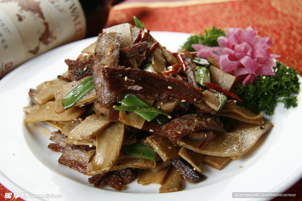 风干肉炒咸干
