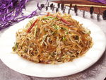 肉炒豆芽粉