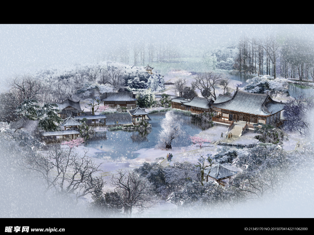 盆景园-雪