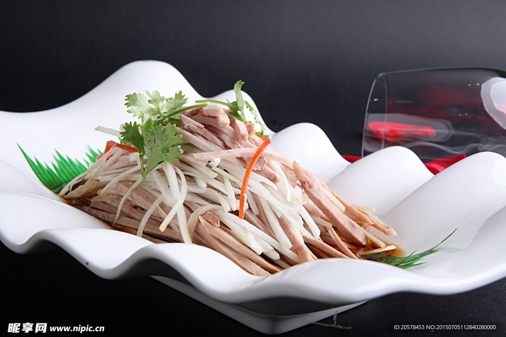 白玉拌精肉萝卜丝瘦肉
