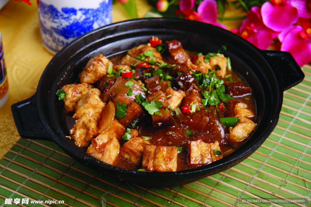 铁锅豆腐