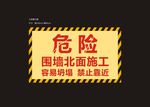 地产警示牌