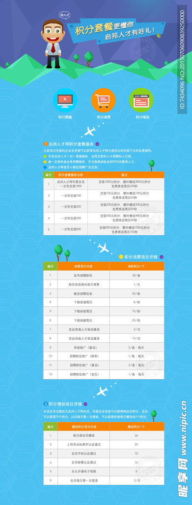 微信淘宝积分收费专题页面