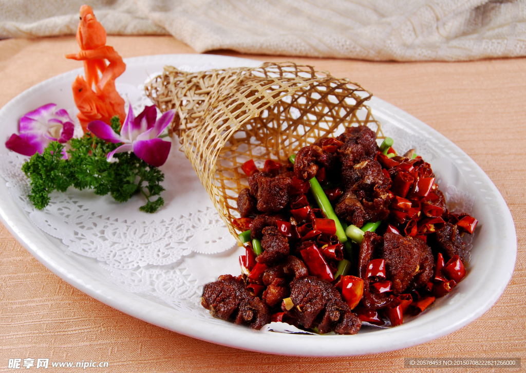 干煸鹿仔肉
