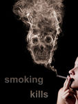 吸烟有害健康禁烟骷髅头