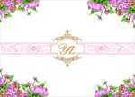 花朵背景 婚礼背景 欧式花纹