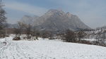 雪中的少室山风光