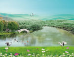 风景壁画