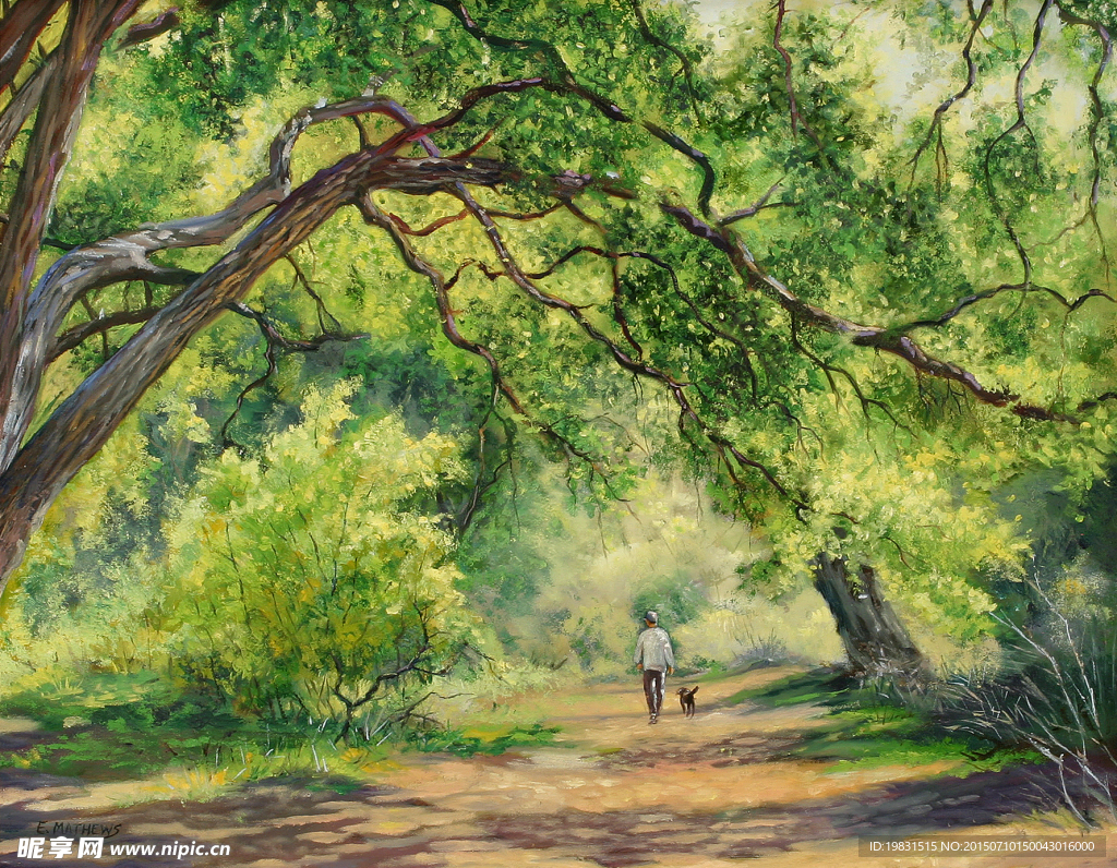 风景油画 大师油画 高端油画图