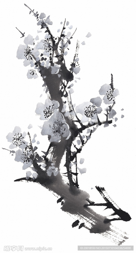 水墨梅花