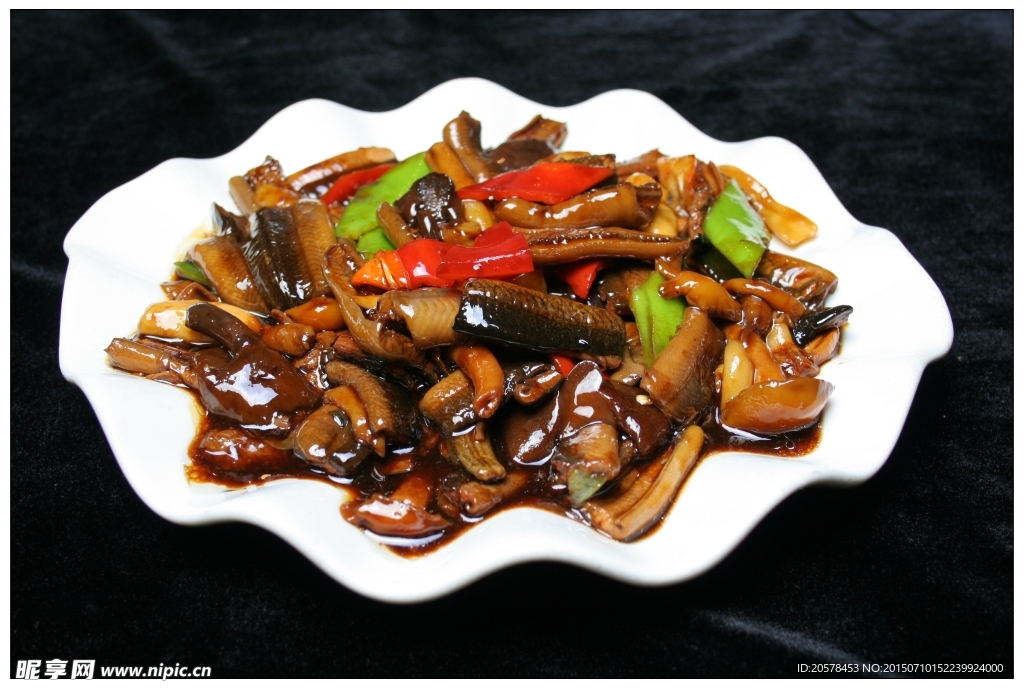 野菌溜鳝段