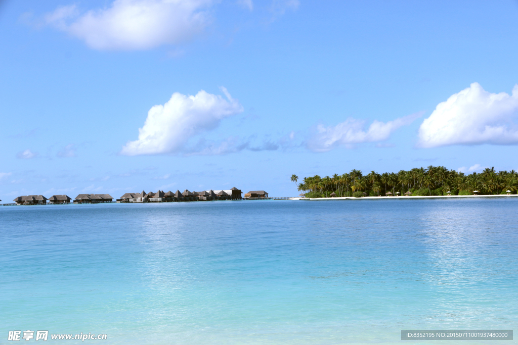 马尔代夫 海上建筑 风景